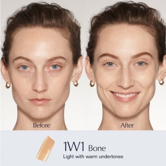 NIB Estee Lauder Futurist SkinTint Serum Foundation SPF 20 BONE 1W1 - Picture 2 of 11